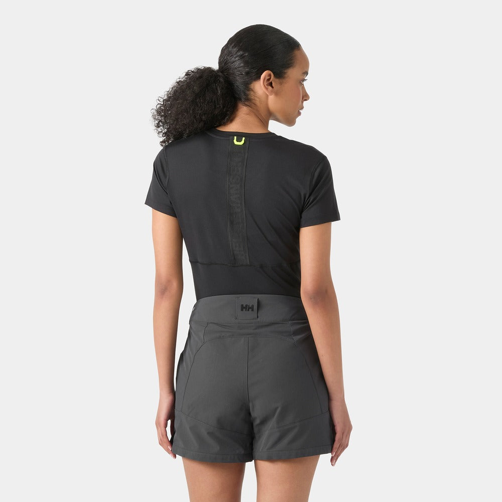 Helly Hansen Women's HP Ocean V T-Shirt - Black