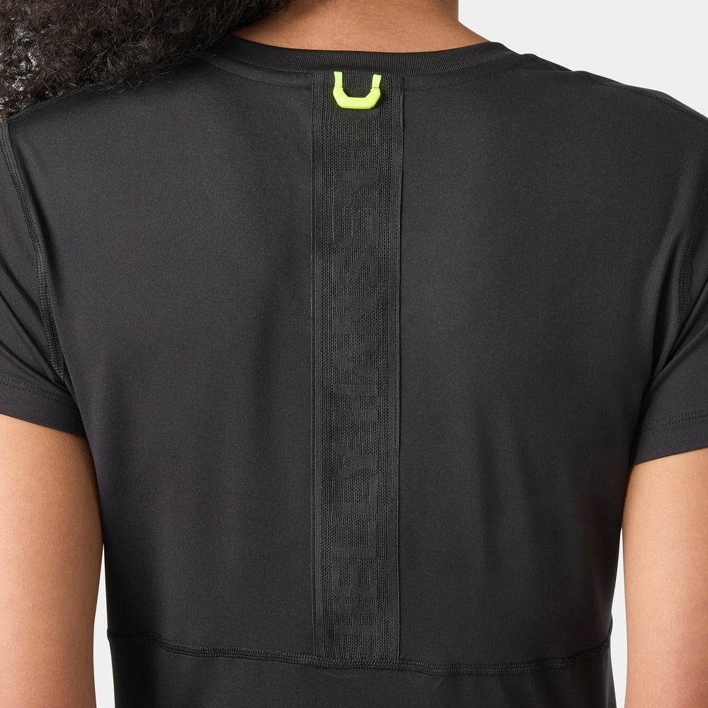 Helly Hansen Women's HP Ocean V T-Shirt - Black