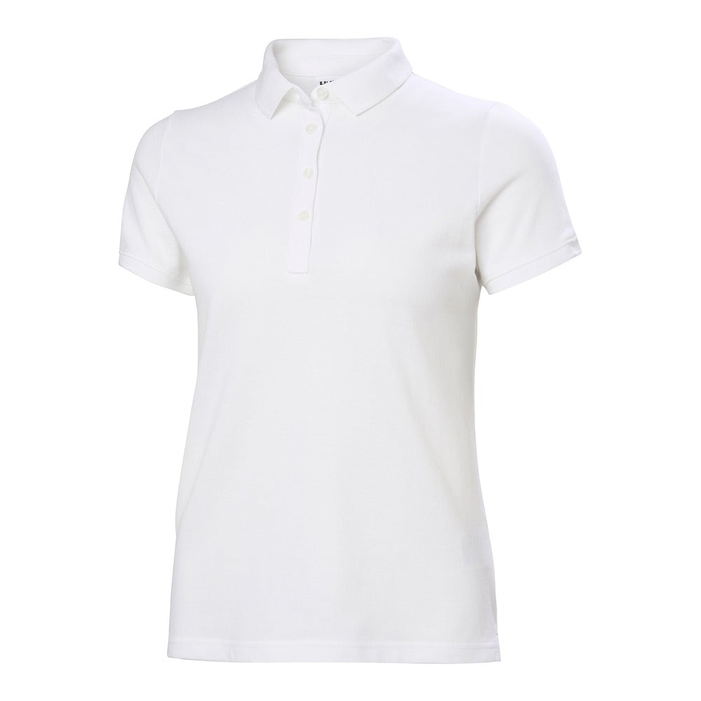 Helly Hansen Women's Crew Polo Pique - White