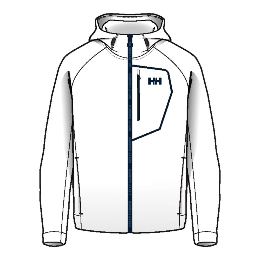 Helly Hansen Men's HP Lite Ocean Hooded Jacket - White