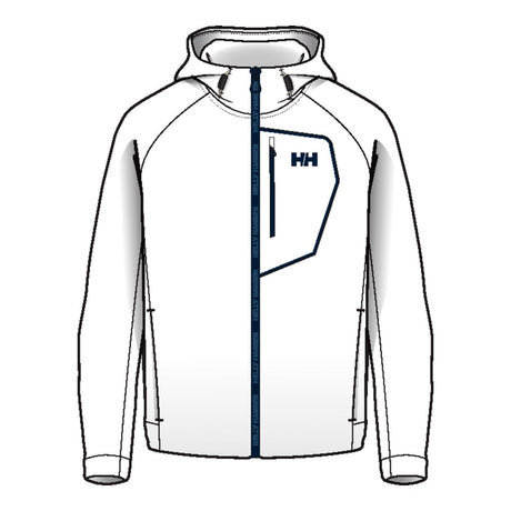Helly Hansen Men's HP Lite Ocean Hooded Jacket - White