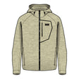 Helly Hansen Men's HP Lite Ocean Hooded Jacket - Khaki Salt
