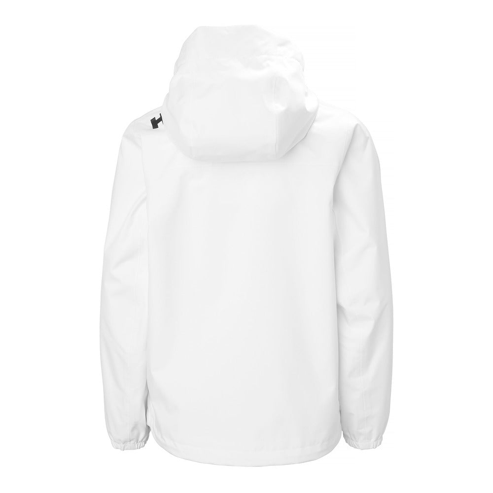 Helly Hansen Juniors’ Crew Hooded Jacket - White
