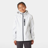 Helly Hansen Juniors’ Crew Hooded Jacket - White