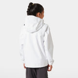 Helly Hansen Juniors’ Crew Hooded Jacket - White