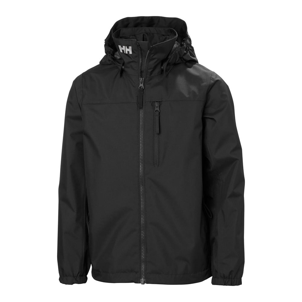 Helly Hansen Juniors’ Crew Hooded Jacket - Black