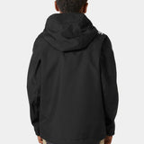 Helly Hansen Juniors’ Crew Hooded Jacket - Black