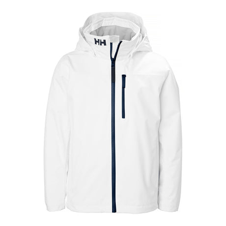 Helly Hansen Juniors' Crew Hooded Midlayer Jacket 2.0 - White