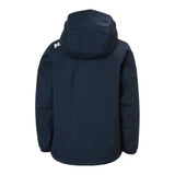 Helly Hansen Juniors' Crew Hooded Midlayer Jacket 2.0 - Navy