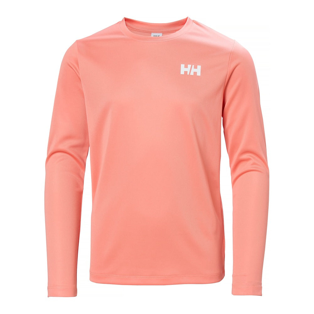 Helly Hansen Juniors' HH Tech Long Sleeve Crew - Polly Peach