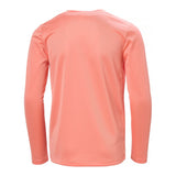 Helly Hansen Juniors' HH Tech Long Sleeve Crew - Polly Peach