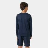 Helly Hansen Juniors' HH Tech Long Sleeve Crew - Navy