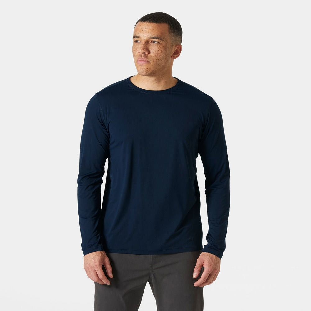 Helly Hansen Men's Shine Long Sleeve Crew - Navy