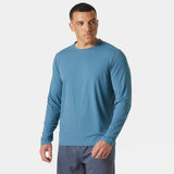 Helly Hansen Men's Shine Long Sleeve Crew - Washed Navy