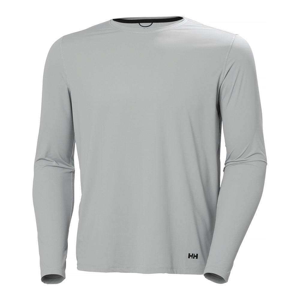 Helly Hansen Men's Shine Long Sleeve Crew - Flipper Grey