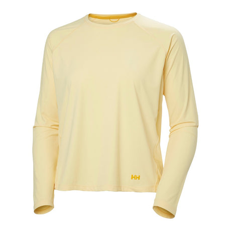 Helly Hansen Women's Shine Long Sleeve Crew - Yellow Cream