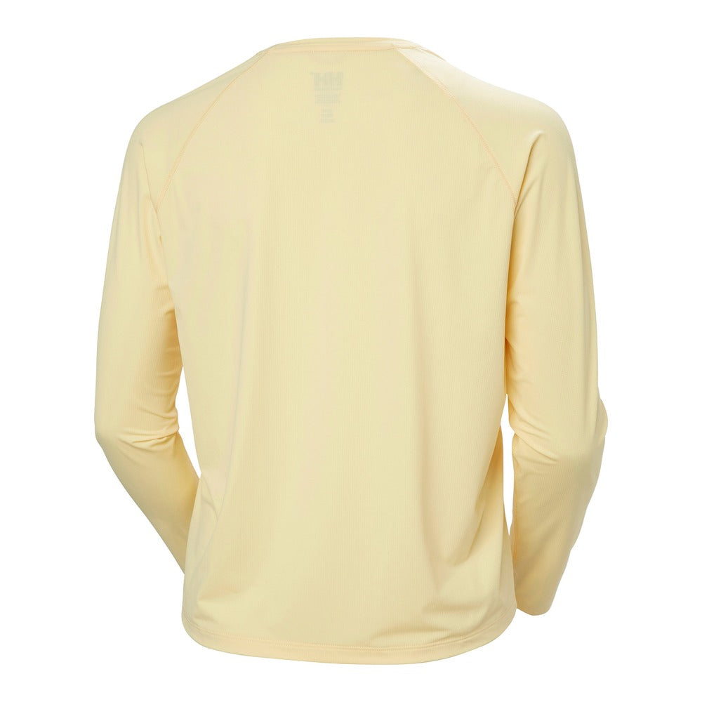 Helly Hansen Women's Shine Long Sleeve Crew - Yellow Cream