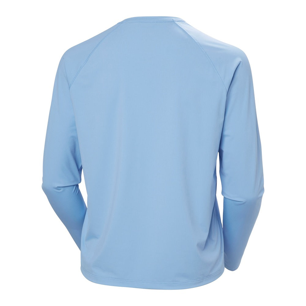 Helly Hansen Women's Shine Long Sleeve Crew - Bright Blue