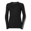 Helly Hansen Women's HH Lifa Crew Performance Base Layer - Black