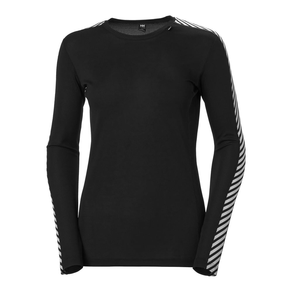 Helly Hansen Women's HH Lifa Crew Performance Base Layer - Black