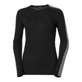 Helly Hansen Women's HH Lifa Crew Performance Base Layer - Black