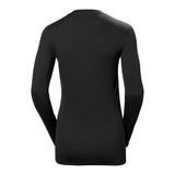 Helly Hansen Women's HH Lifa Crew Performance Base Layer - Black