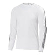 Helly Hansen Men's HH Lifa Stripe Crew Ski Base Layer - White
