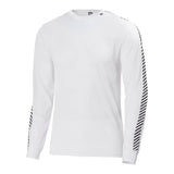 Helly Hansen Men's HH Lifa Stripe Crew Ski Base Layer - White