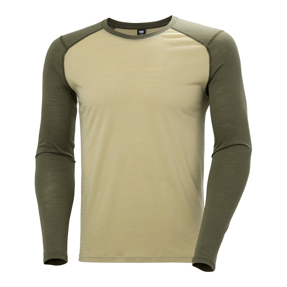 Helly Hansen Men’s HH Durawool Crew Long Sleeve - Light Lav