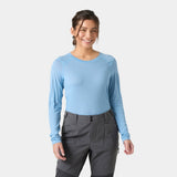 Helly Hansen Women’s HH Durawool Crew Long Sleeve - Bright Blue