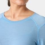 Helly Hansen Women’s HH Durawool Crew Long Sleeve - Bright Blue