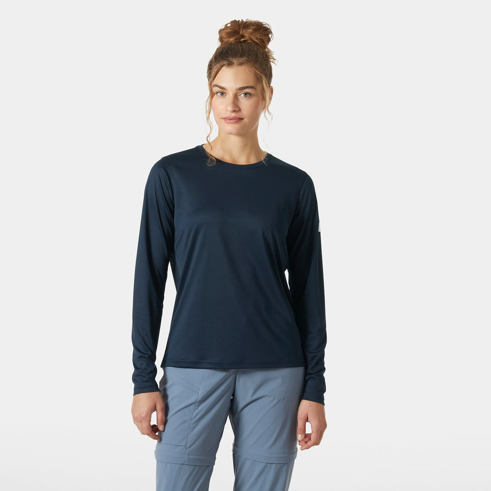 Helly Hansen Women's HH Tech Crew Long Sleeve 2.0 - Navy