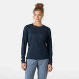 Helly Hansen Women's HH Tech Crew Long Sleeve 2.0 - Navy
