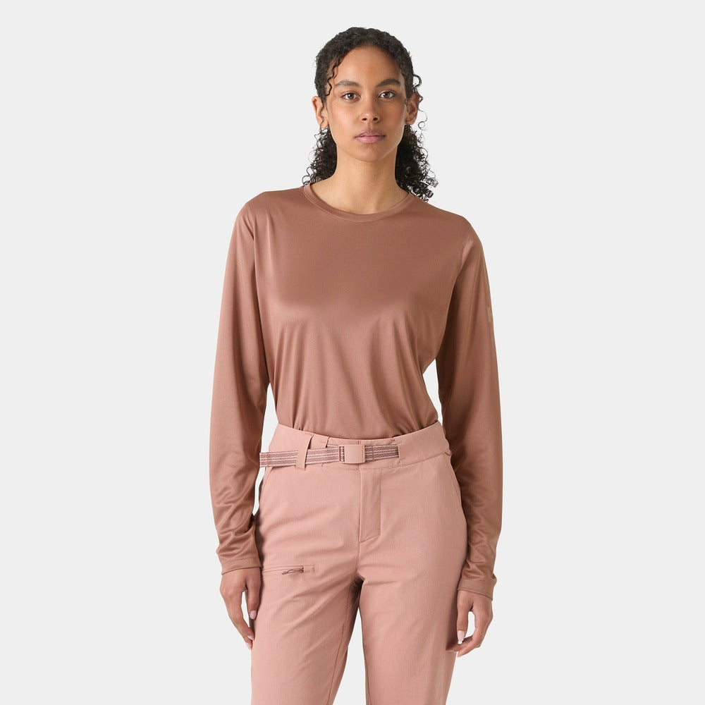 Helly Hansen Women's HH Tech Crew Long Sleeve 2.0 - Pastel Brick