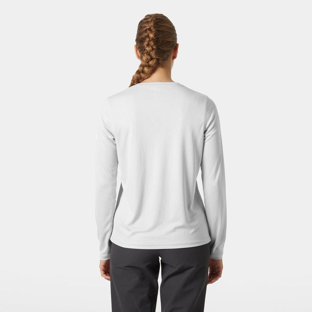 Helly Hansen Women's HH Tech Crew Long Sleeve 2.0 - Grey Fog