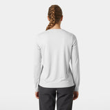 Helly Hansen Women's HH Tech Crew Long Sleeve 2.0 - Grey Fog