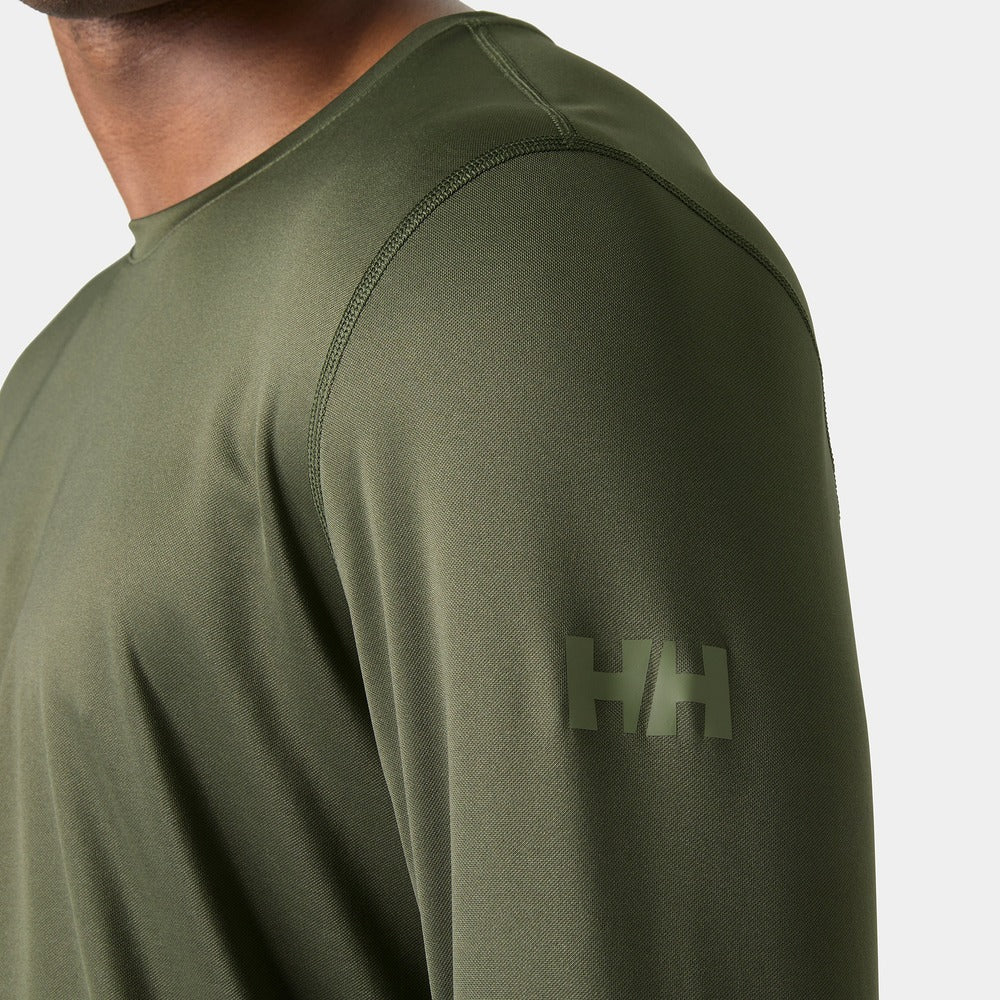 Helly Hansen Men's HH Tech Crew Long Sleeve 2.0 - Just Olive