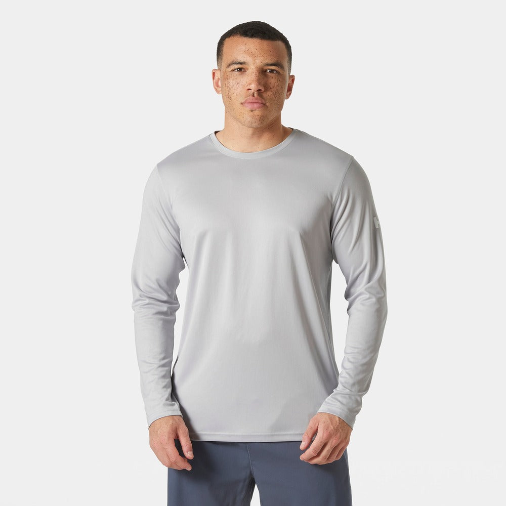 Helly Hansen Men's HH Tech Crew Long Sleeve 2.0 - Grey Fog