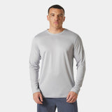 Helly Hansen Men's HH Tech Crew Long Sleeve 2.0 - Grey Fog