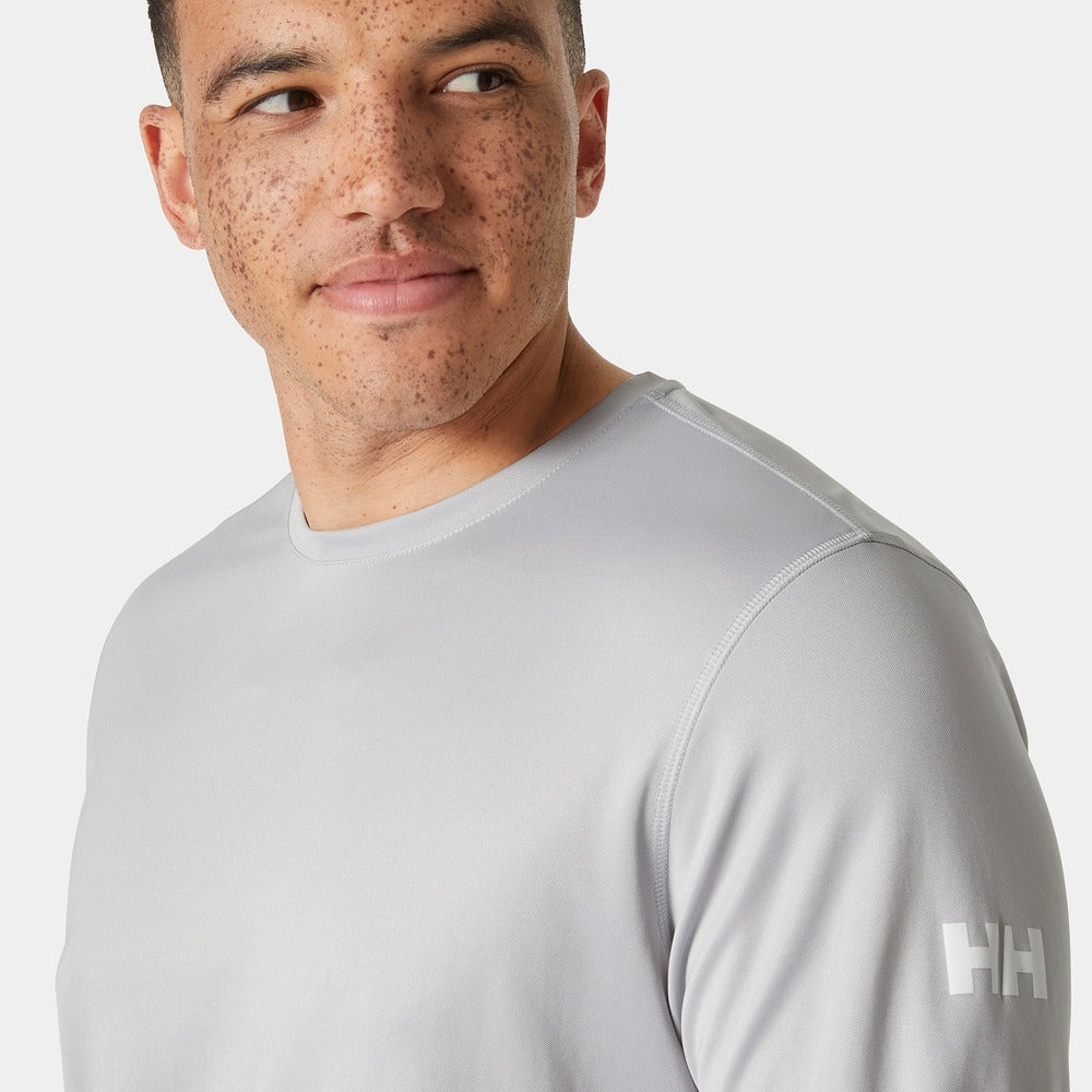 Helly Hansen Men's HH Tech Crew Long Sleeve 2.0 - Grey Fog