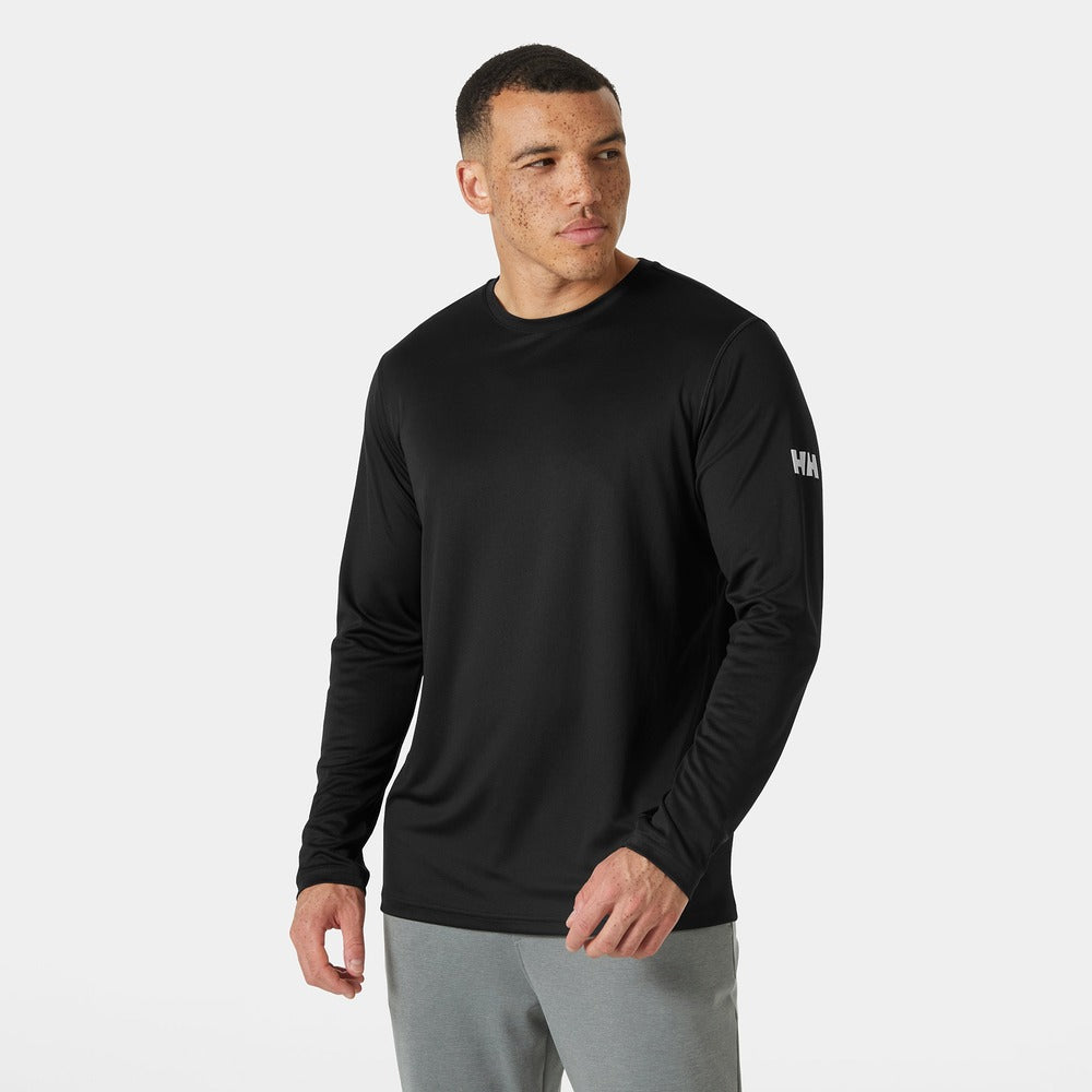 Helly Hansen Men's HH Tech Crew Long Sleeve 2.0 - Ebony