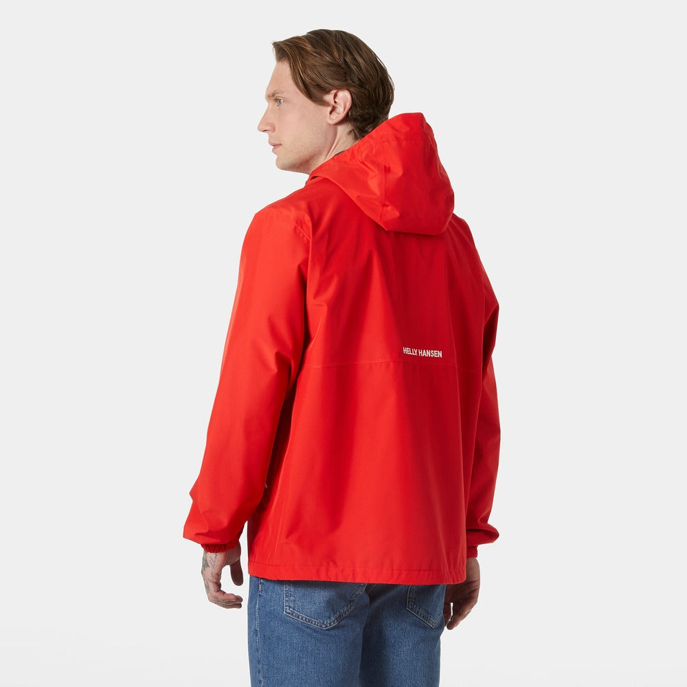 Helly Hansen Men's Sandoy Rain Jacket - Alert Red