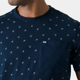 Helly Hansen Men's Hudson T-shirt - Navy Twin Sail Aop