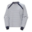 Helly Hansen Women's Capri Sweatshirt - White Navy Stripe