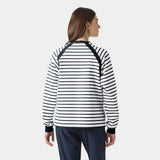 Helly Hansen Capri Sweatshirt - Women (White Navy Stripe)