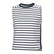 Helly Hansen Women's Capri Summer Top - White Navy Stripe