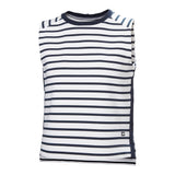 Helly Hansen Women's Capri Summer Top - White Navy Stripe