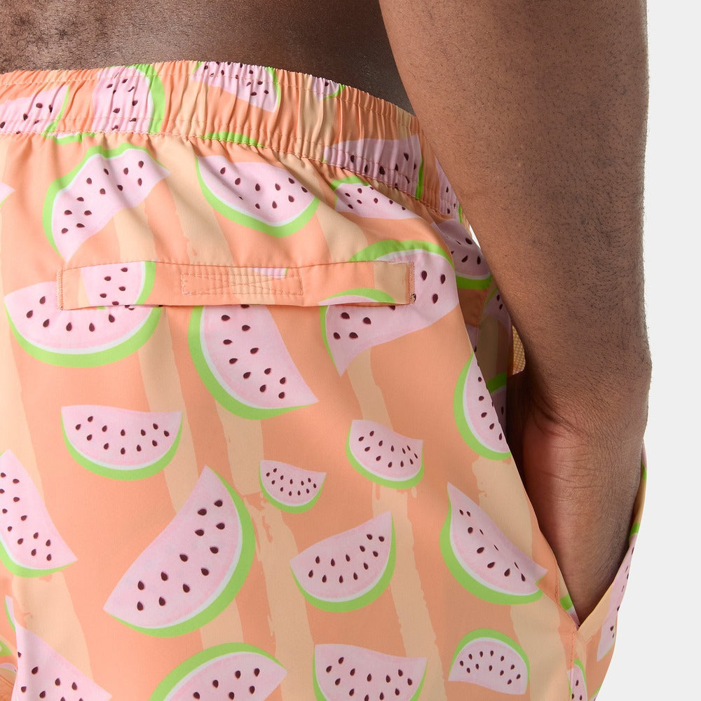 Helly Hansen Men's Newport Trunk 4.5" - Melon Watermelon Aop