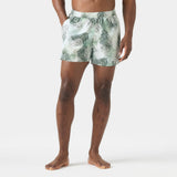 Helly Hansen Men's Newport Trunk 4.5" - Green Wave Leaf Aop
