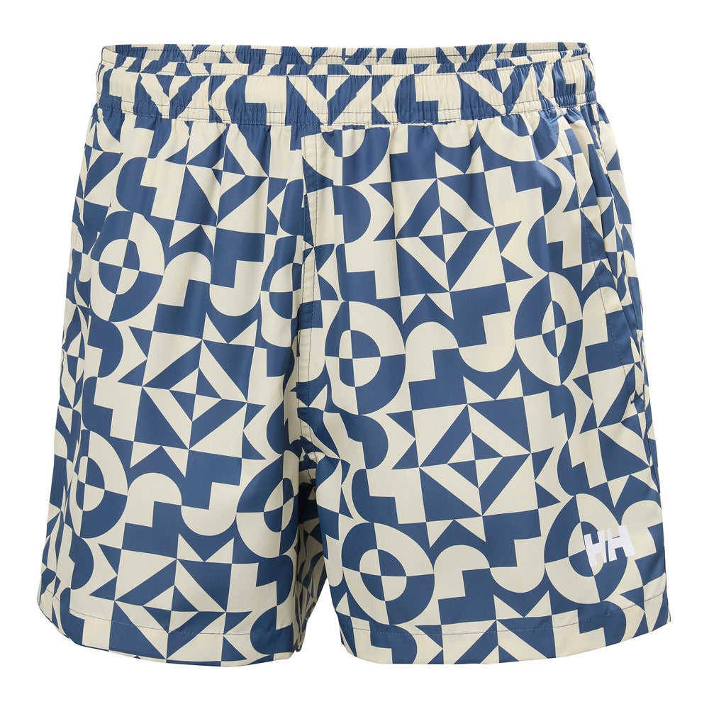 Helly Hansen Men's Newport Trunk 4.5" - Steel Blue Eclipse Aop
